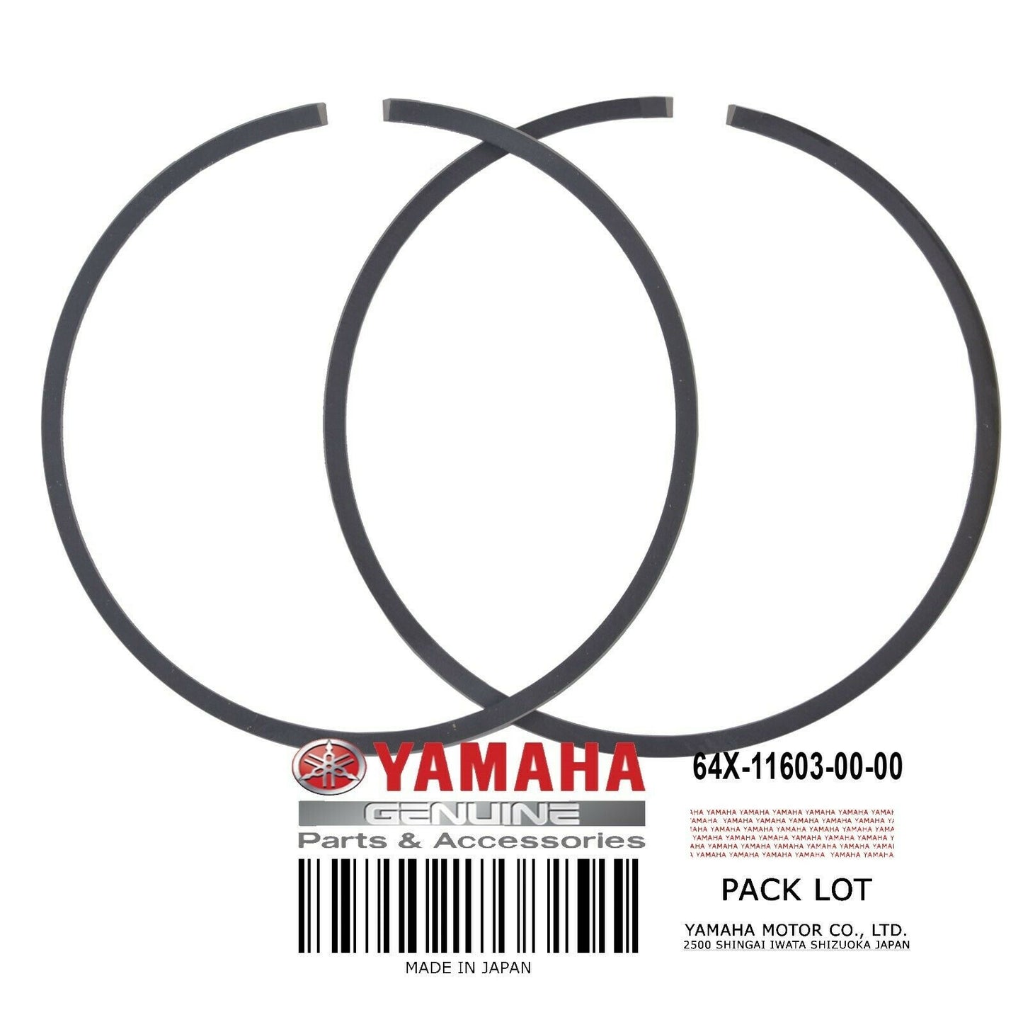 Yamaha OEM Piston Std Kit image 1