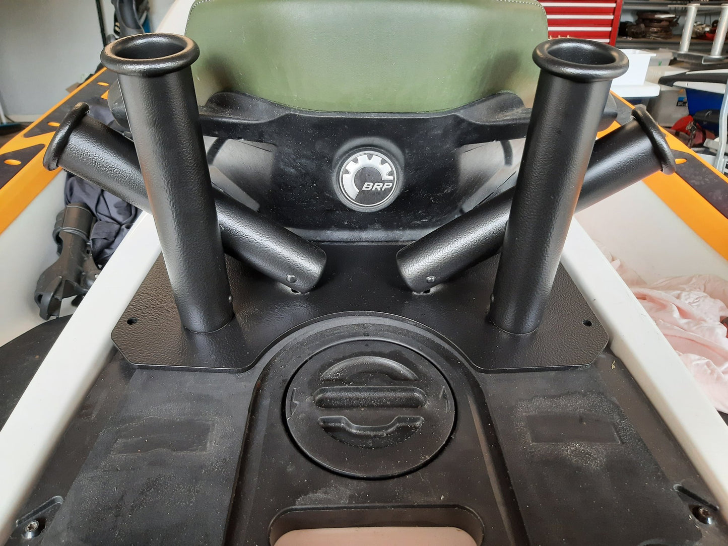 Sea-Doo Fish Pro Rear Seat 4 Rod Holders image 0