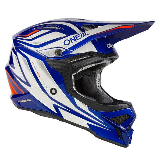 O'Neal 3SRS VERTICAL V.23 Helmet - Blue/White image 0