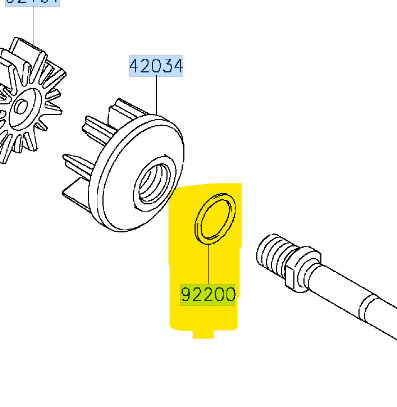 KAWASAKI NONE WASHER,30.5X38X2 image 0