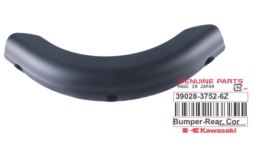 Genuine Kawasaki Rear Corner Bumper Black image 0