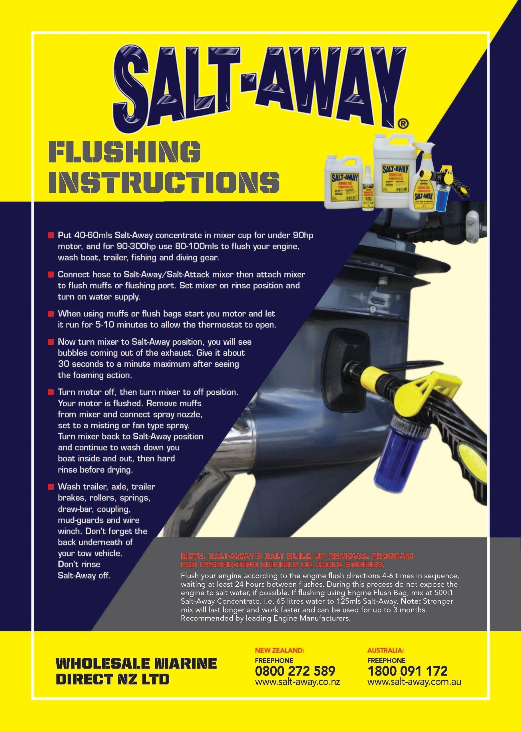 Salt Away Flushing Mixer image 1