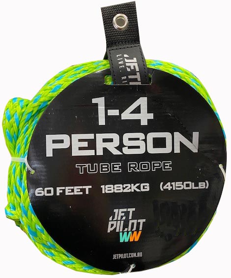 JETPILOT 1-4 PERSON TUBE ROPE GREEN image 0