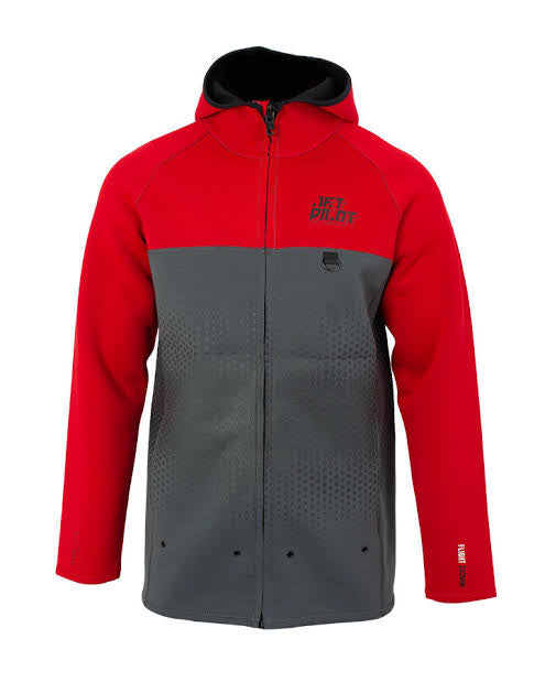 Jetpilot- Flight Mens Hooded Tour Coat (RED) image 0