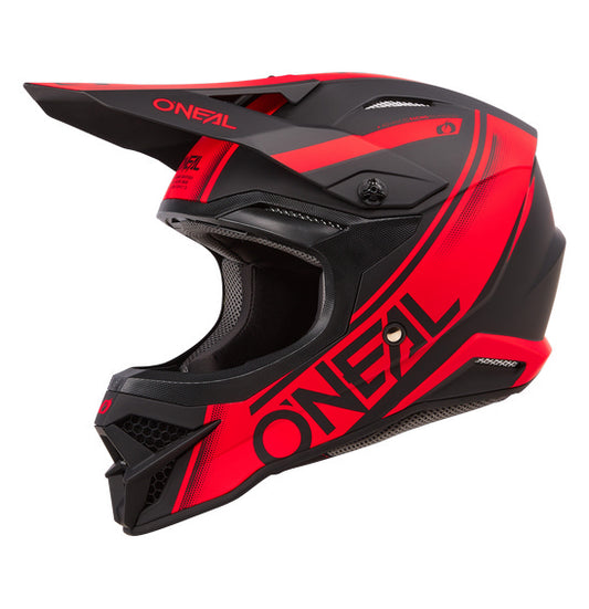 O'Neal 2024 3SRS RACEWEAR Helmet - Black/Red - LRG image 0