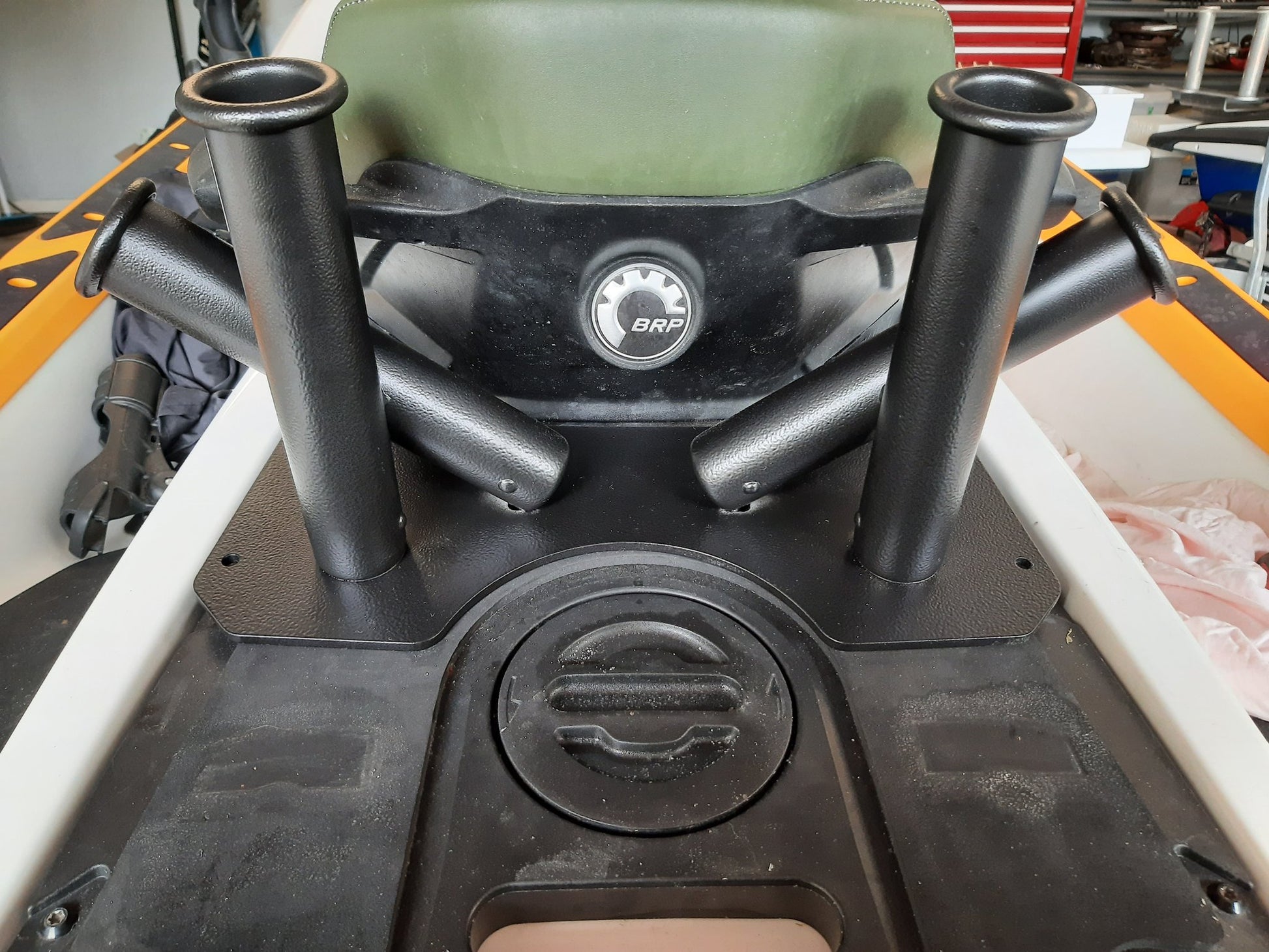 Sea-Doo Fish Pro Rear Seat 4 Rod Holders image 0