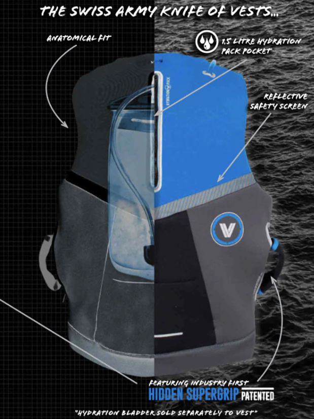 Jet Pilot Venture Hydration Bladder - BLUE image 1