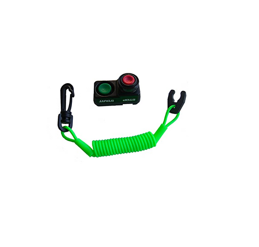 Kawasaki Kill Switch with Green Lanyard image 0
