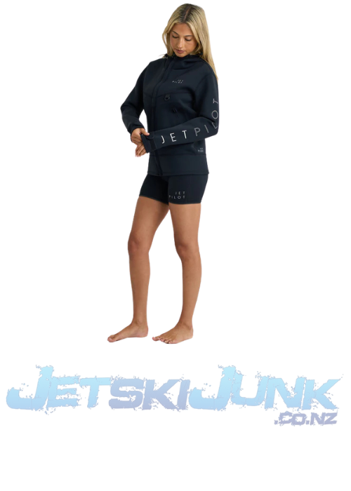 Jetpilot Corp 2mm Ladies Tour Coat - Black