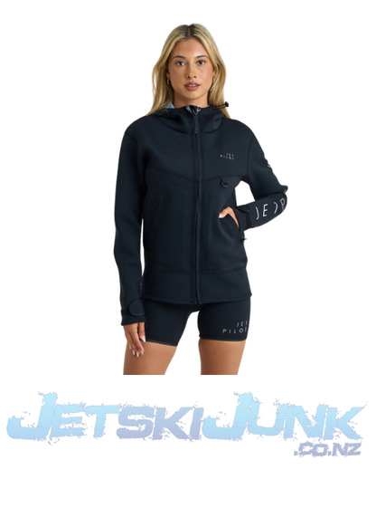 Jetpilot Corp 2mm Ladies Tour Coat - Black