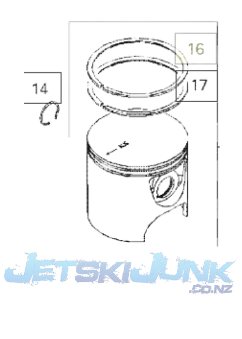 Sea-Doo Piston Ring 951