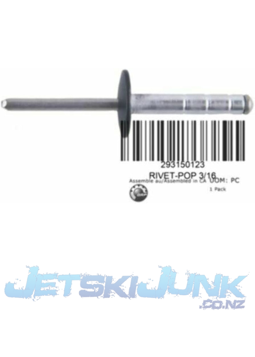 293150123 Seadoo OEM balck rivet