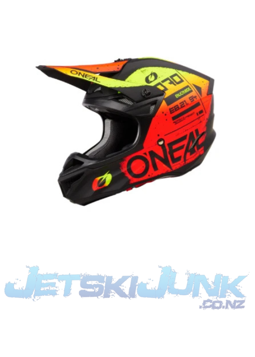 ONEAL 24 5SRS HELM BLK/RED/YEL (XL)