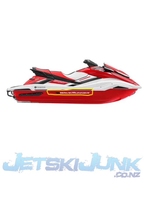 Yamaha 2021 FX HO Decal Red