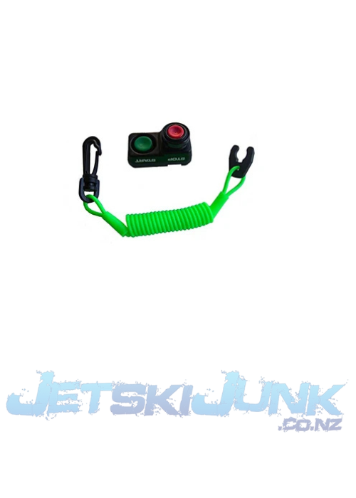 Kawasaki Kill Switch With Green Lanyard