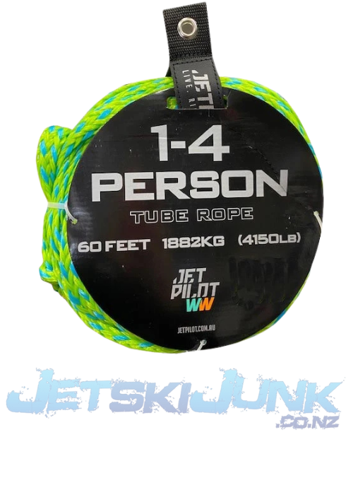 JETPILOT 1-4 Person Tube Rope Green
