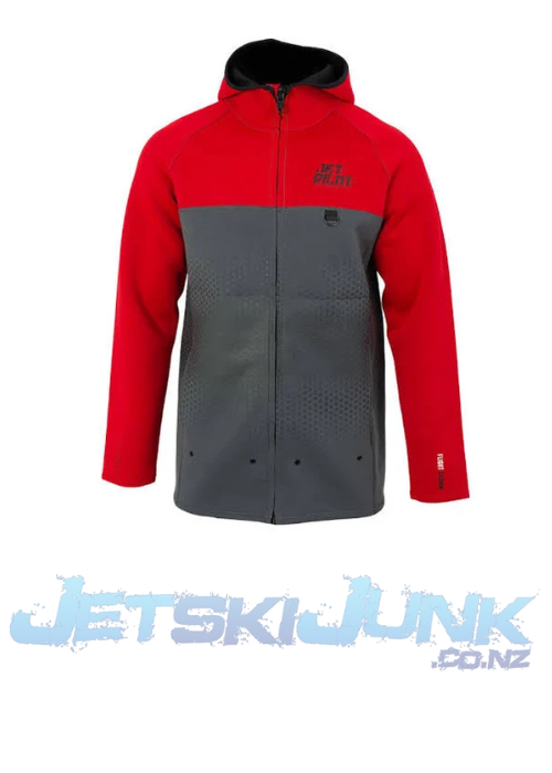 Jetpilot- Flight Mens Hooded Tour Coat (RED)