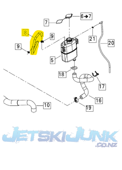 Sea-Doo Formed Hose