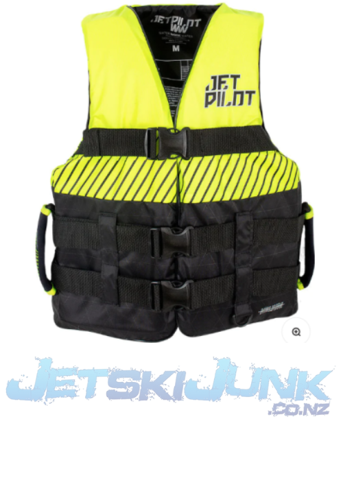 Jetpilot Helium - Mens Nylon Vest - Black/Yellow, 3XL
