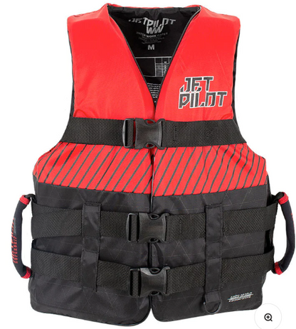 Jet Pilot Helium Unisex Nylon Vest - Black/Red, L/XL image