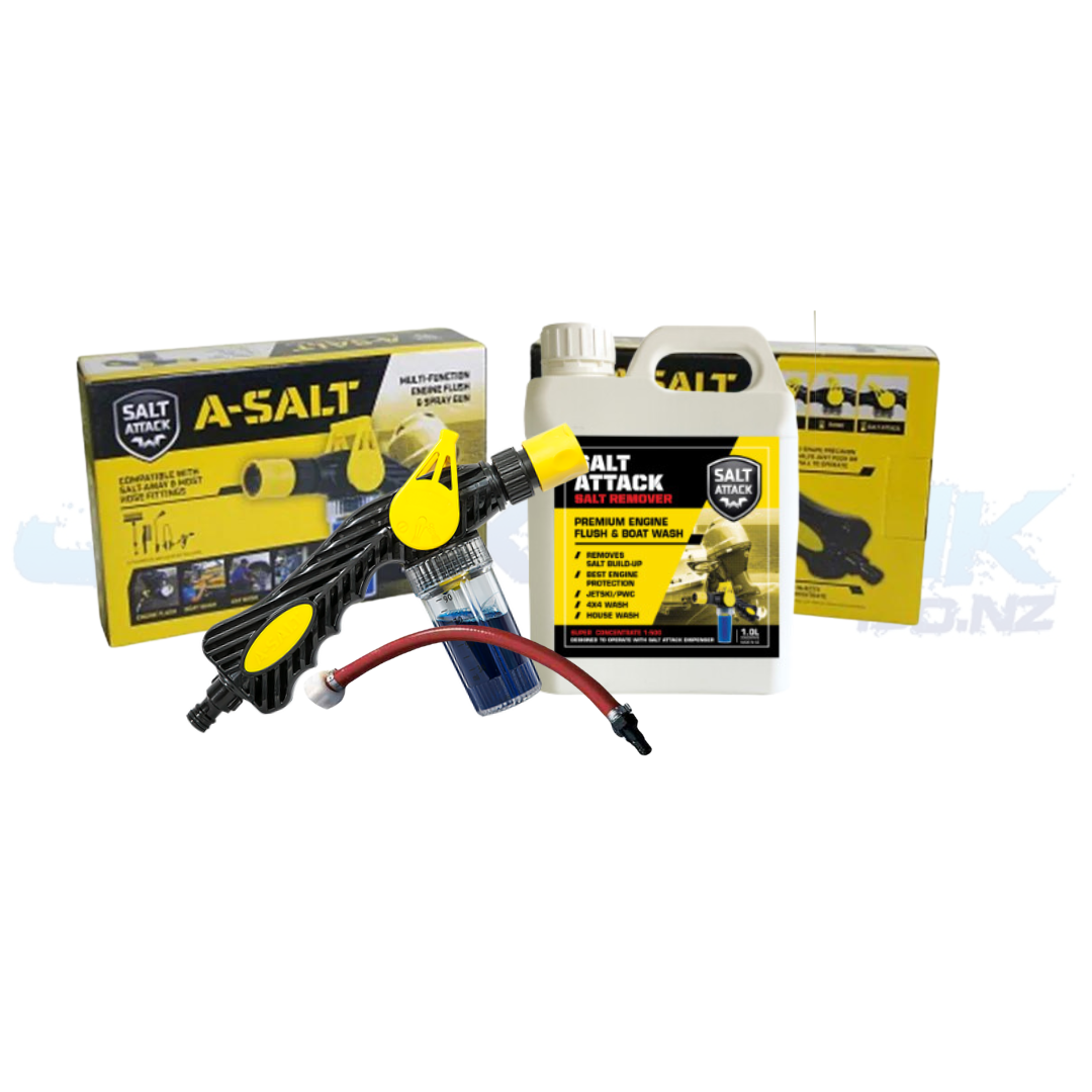 Salt Attack Kit Yamaha/Seadoo/Kawasaki - YAMAHA/RED/1LTR image