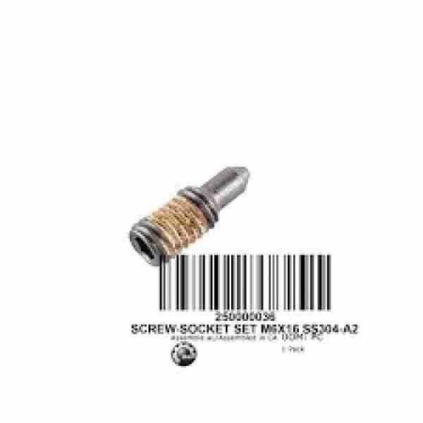 Sea-Doo Screw-Socket Set M6X16 SS304-A2